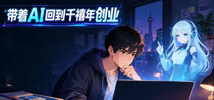 带着AI回到千禧年创业 封面
