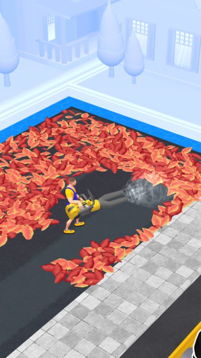 Leaf Blower: Cleaning Game Sim游戏截图