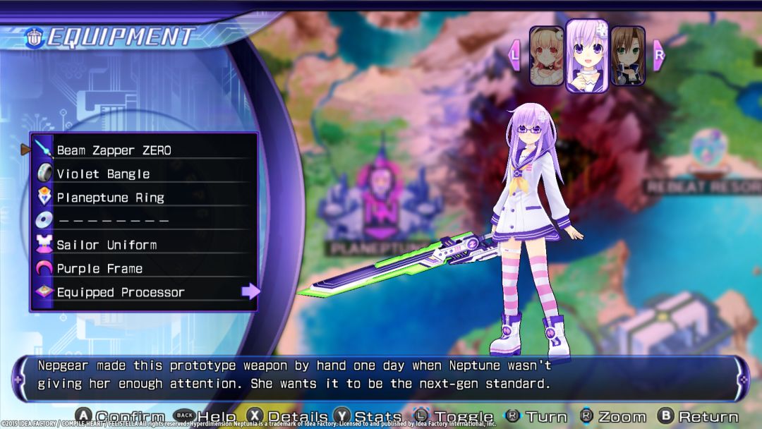 Hyperdimension Neptunia Re;Birth2: Sisters Generation游戏截图