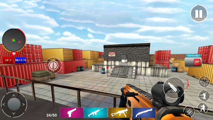 反恐枪击3D游戏截图
