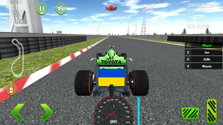 方程式赛车特技 3D游戏截图