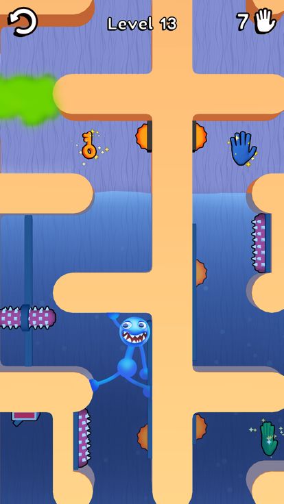 拉伸怪物：有趣的迷宫游戏截图