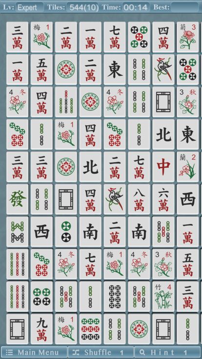 Mahjong Pair II游戏截图