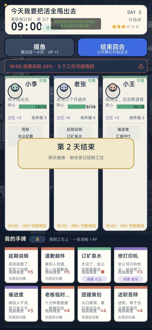 今天我要把活全甩出去游戏截图