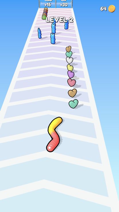 Gummy Worm Go!游戏截图