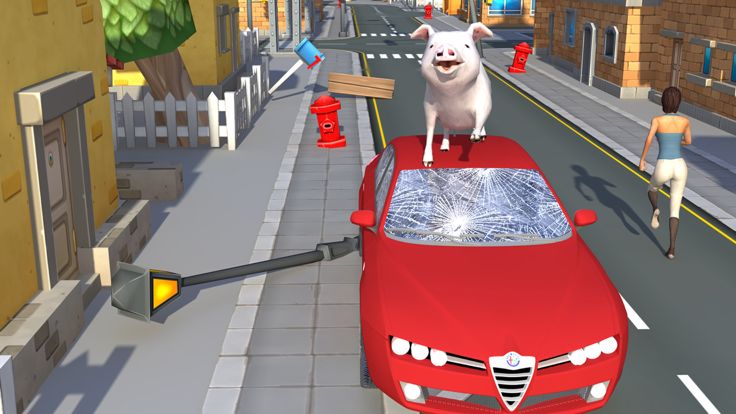 Crazy Piggies 3d Simulator  games游戏截图
