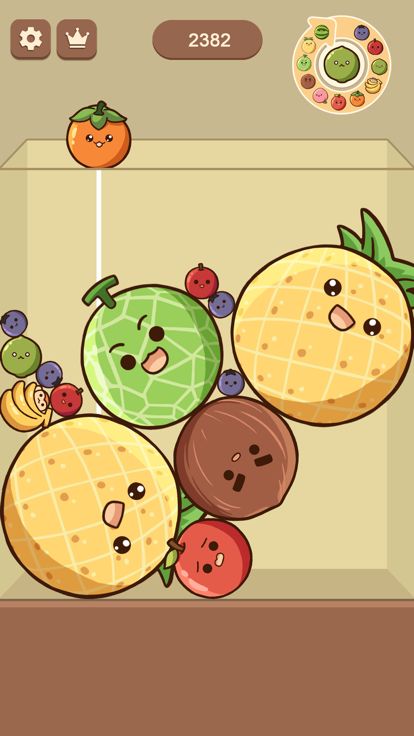Watermelon Drop: Fruit Merge游戏截图