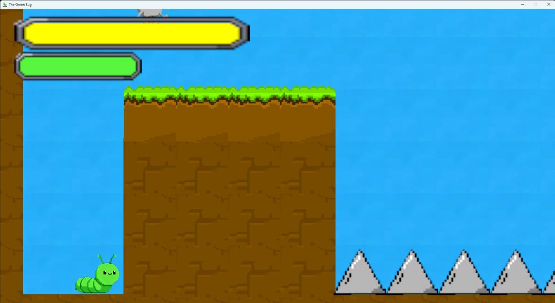 小绿虫的冒险蹦践游戏截图