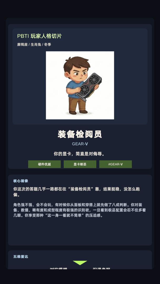 玩家人格切片游戏截图
