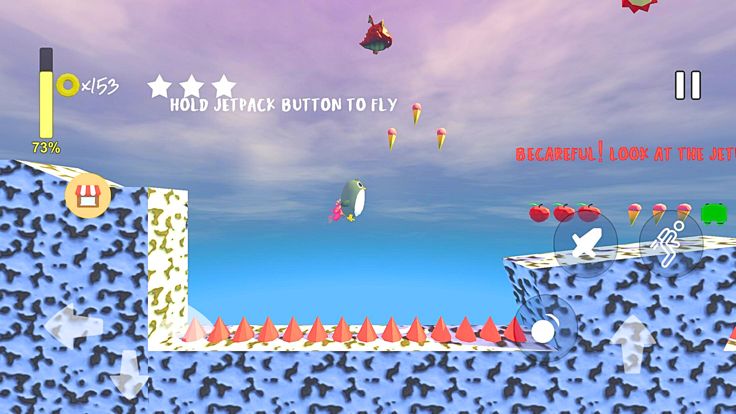 Penguin Snow runner games游戏截图