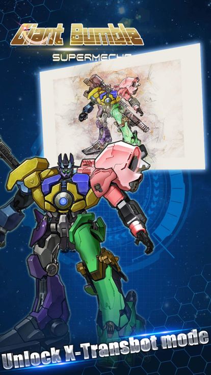 大黄蜂战甲: 银河机甲之百变战神 休闲小游戏游戏截图