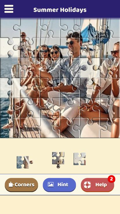 Summer Holidays Puzzle游戏截图