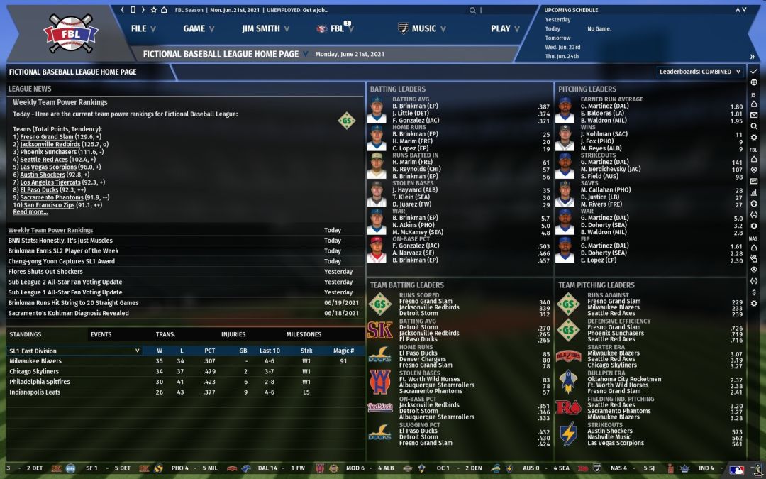 Out of the Park Baseball 19游戏截图