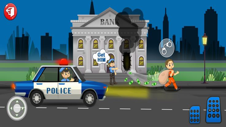 警车驾驶：警察游戏 - 警车模拟器 - 警长游戏游戏截图