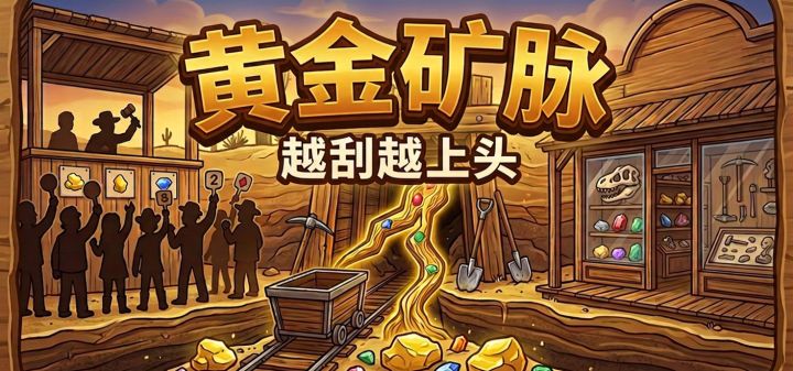 黄金矿脉:越刮越上头 封面