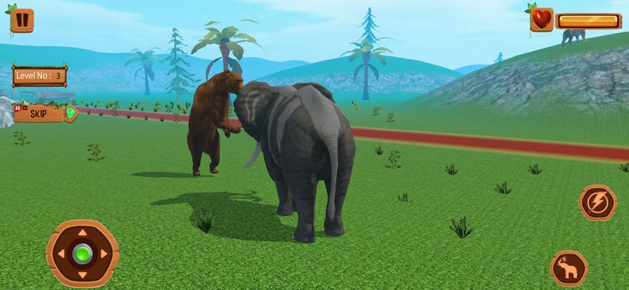 Scary Elephant Animal Wildlife游戏截图