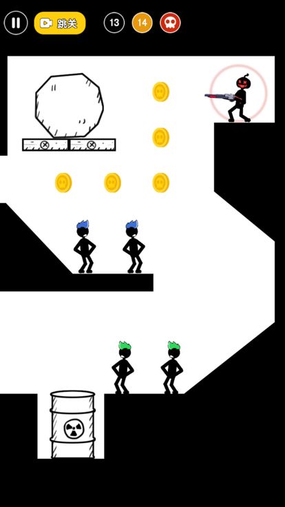 火柴人大营救游戏截图