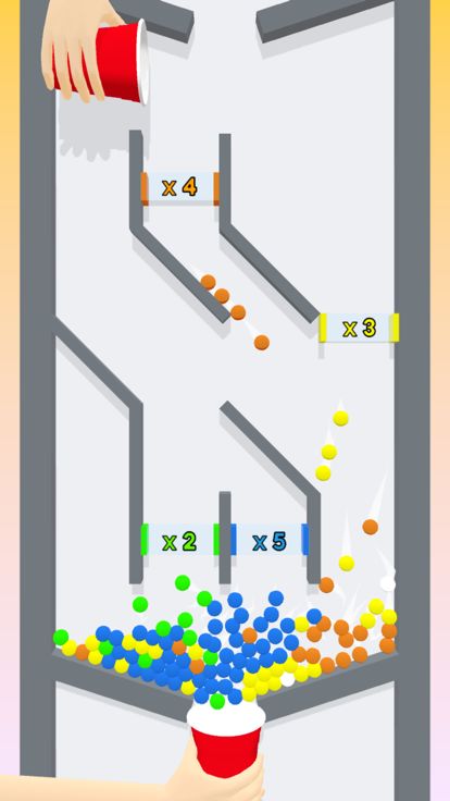 Balls in the cup游戏截图