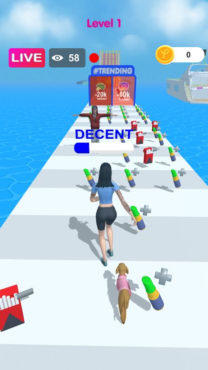 Twerk Streamer 3D - Race Game游戏截图