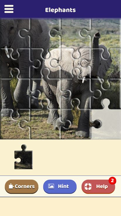 Elephant Love Puzzle游戏截图