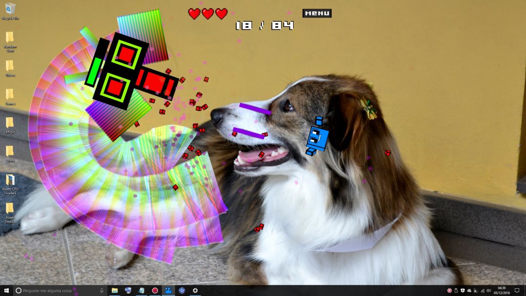 CPU Invaders游戏截图