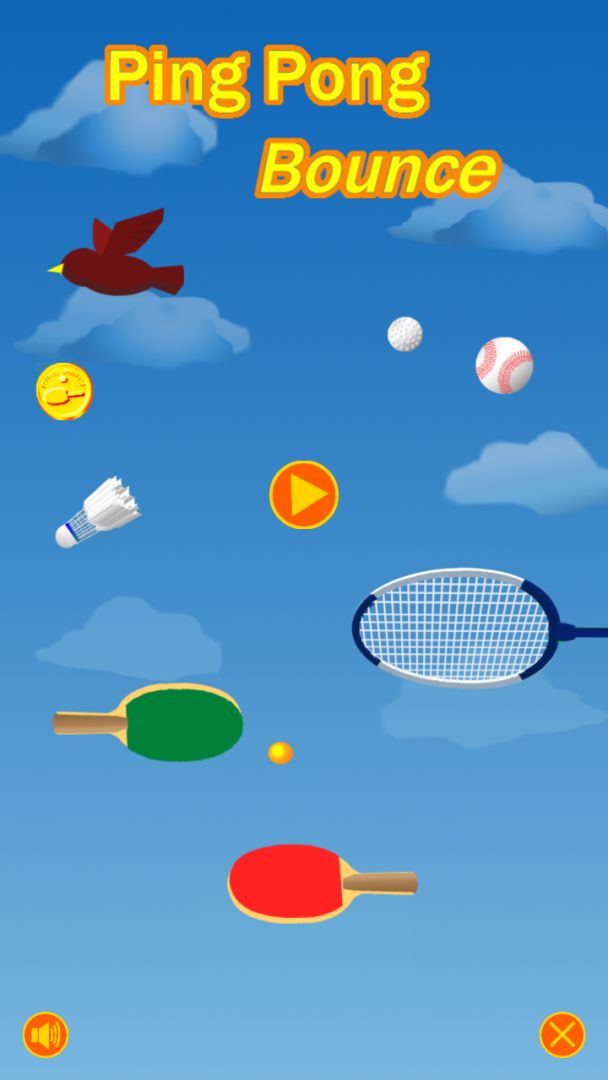 弹跳乒乓游戏截图