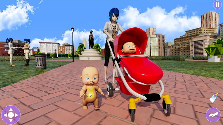 Twin Baby Life Simulator Game游戏截图