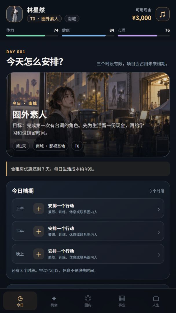 娱乐圈：从十八线到顶流游戏截图