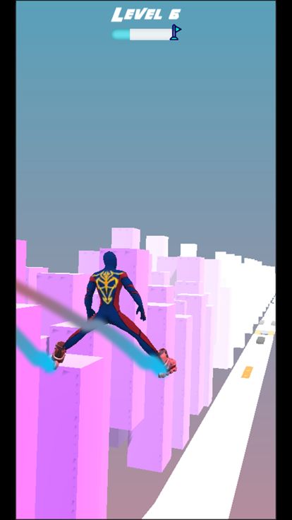 Superhero Skates Roller Run游戏截图
