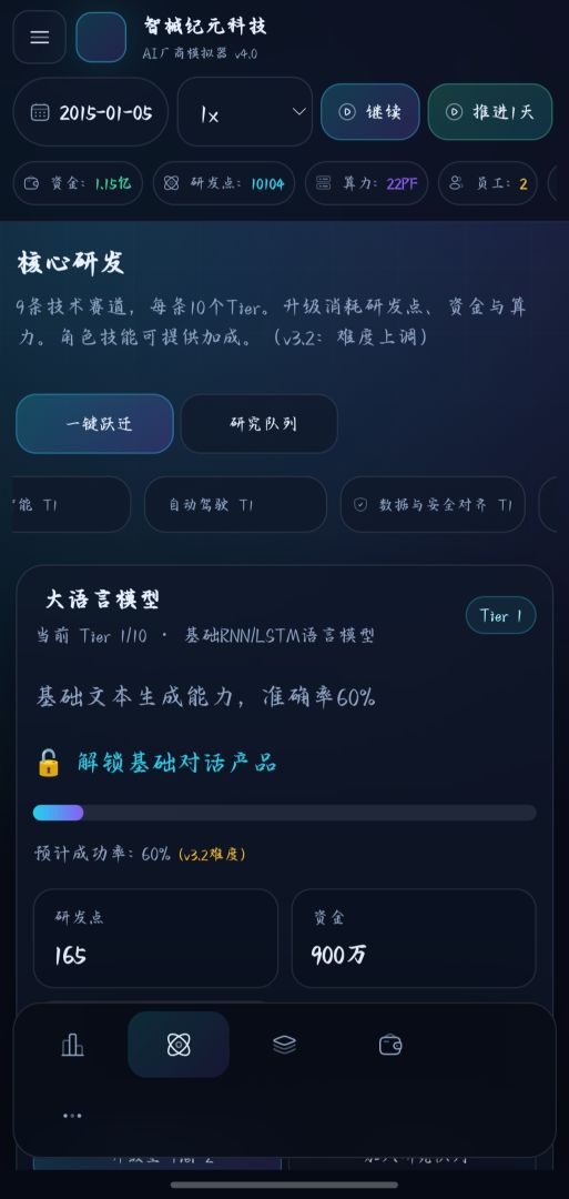 AI厂商模拟器：智械纪元游戏截图