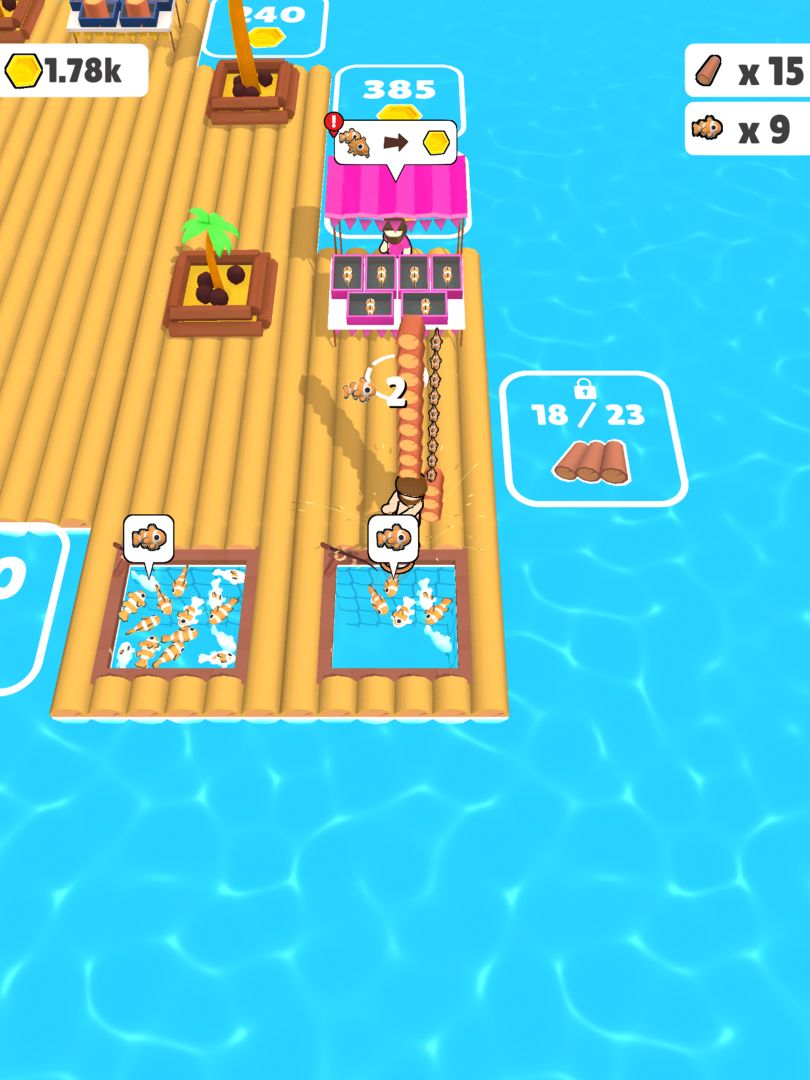 Raft Life - Build, Farm, Stack游戏截图