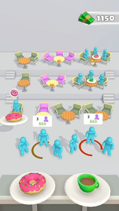 Restaurant Seating Idle 3D游戏截图