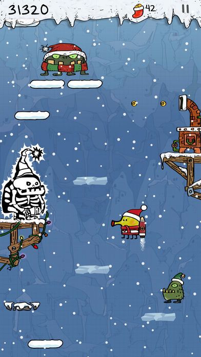 Doodle Jump Christmas PLUS游戏截图