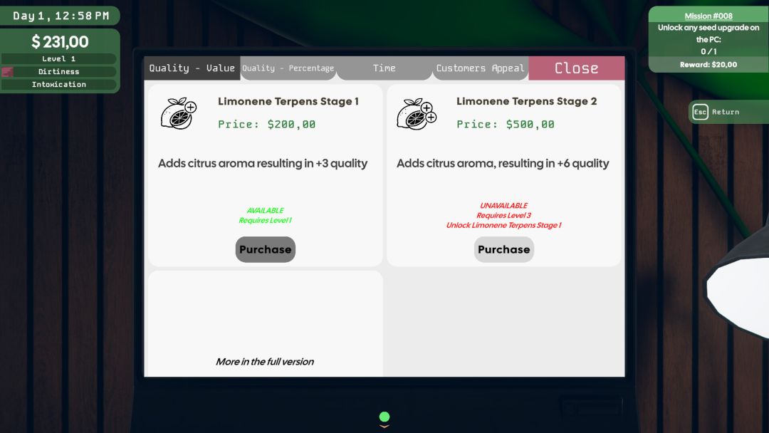 Weed Supermarket Simulator: Prologue游戏截图