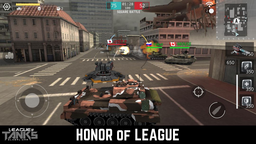 League of Tanks Global War(坦克联盟）游戏截图