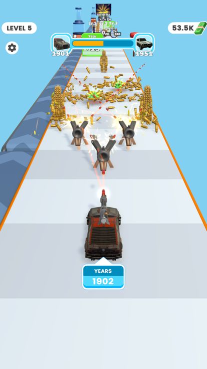 Minigun Run 3D游戏截图