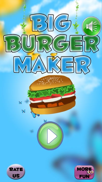 Big Burger Maker - Hamburger game游戏截图