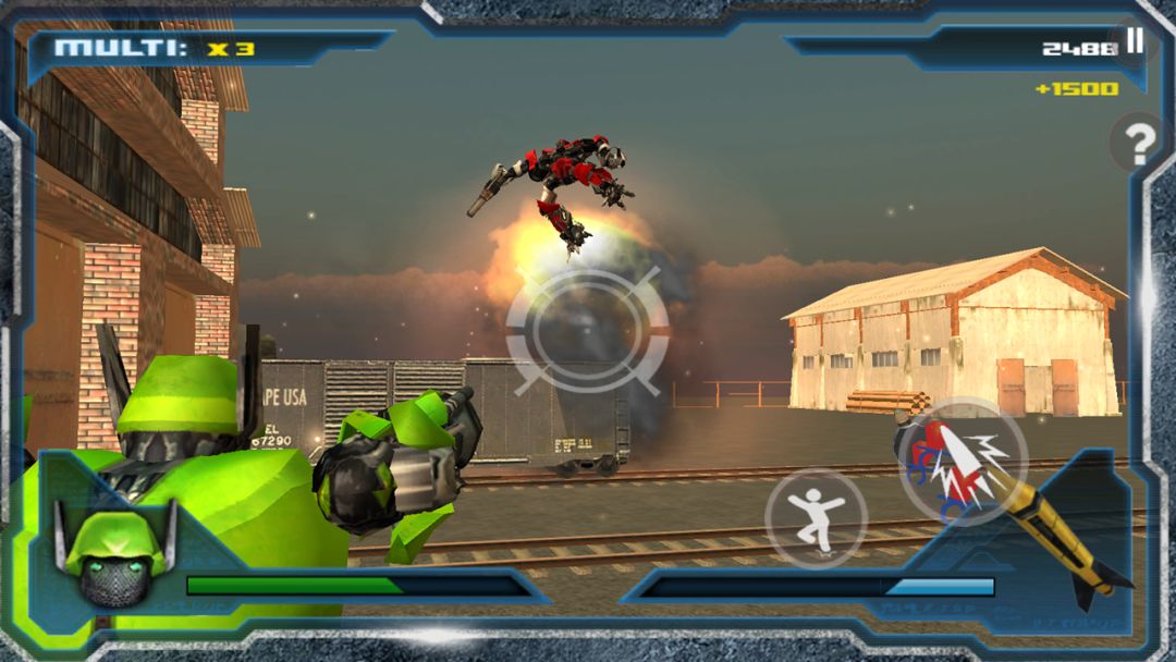 机器人枪战3D游戏截图