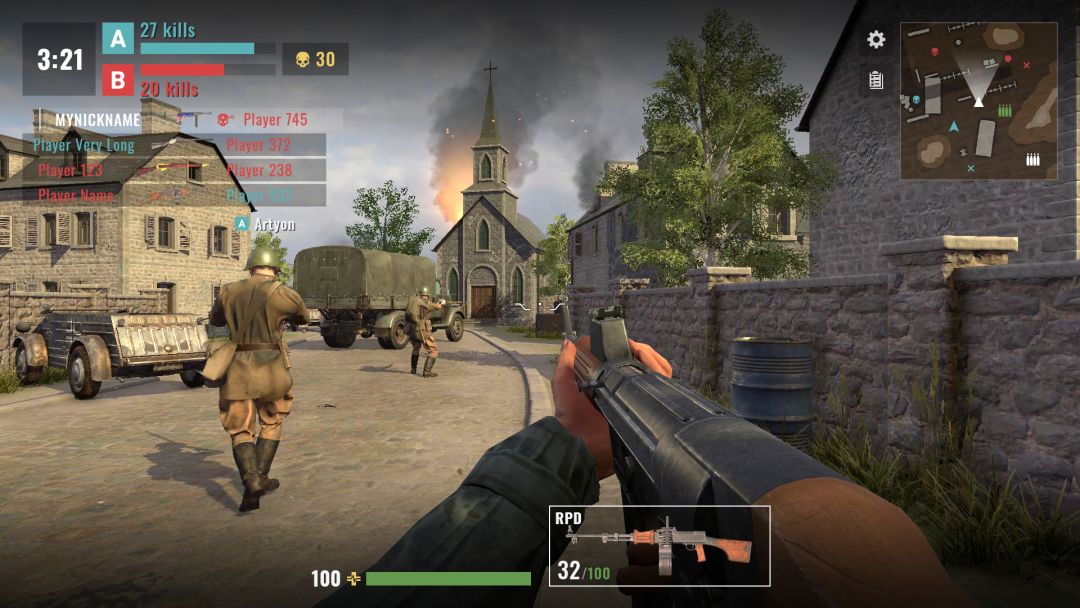 Ghosts of War: Battle Royale WW2 Shooting games游戏截图