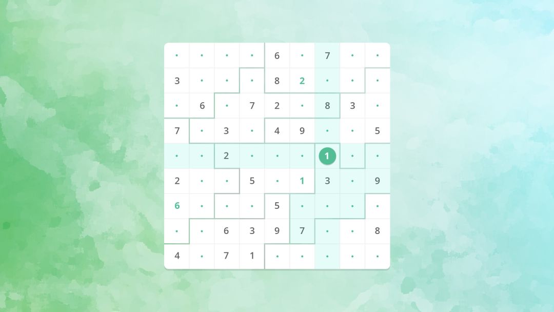 Sudoku Jigsaw / 拼图数独游戏截图