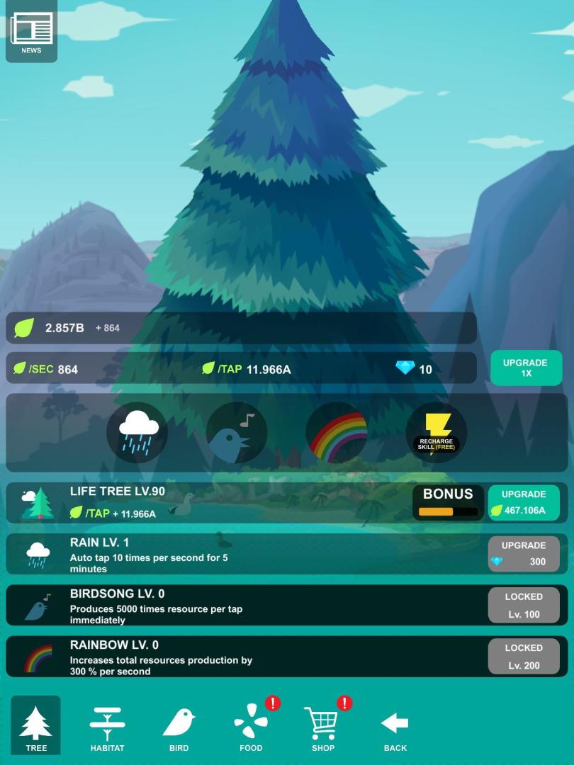 Birdstopia - Idle Bird Clicker Oasis游戏截图