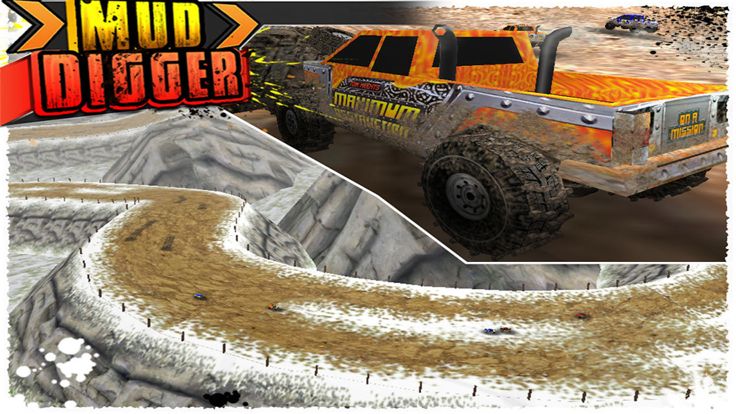 Mud Digger Simulator Racing游戏截图