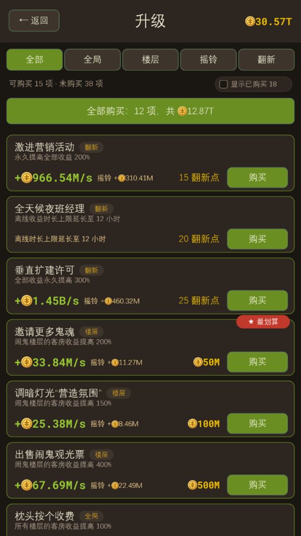 一星好评:破酒店赚翻了游戏截图