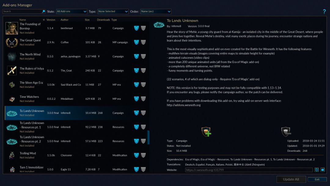 Battle for Wesnoth游戏截图