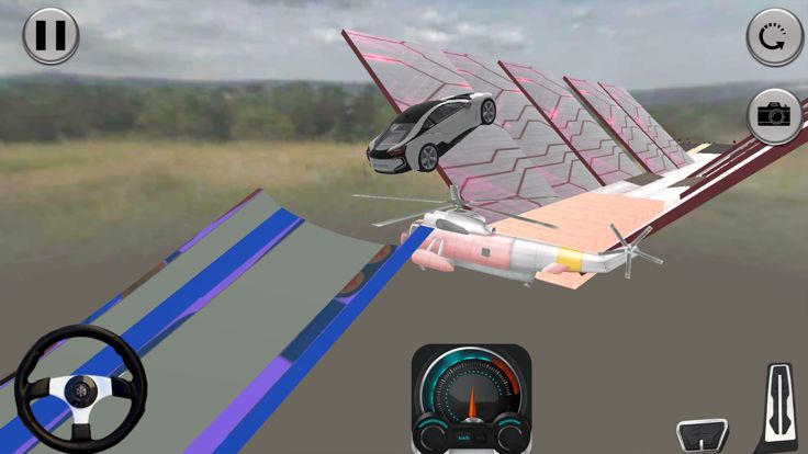 Mega Car Stunts Ramp Car Game游戏截图
