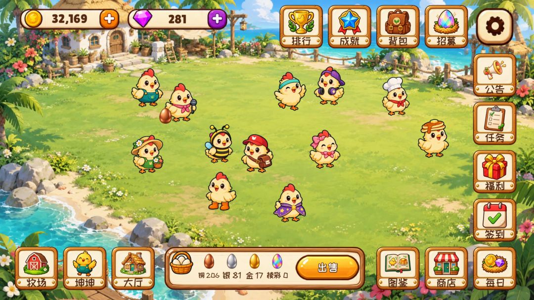 坤蛋牧场游戏截图