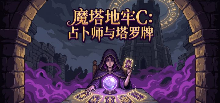 魔塔地牢C：占卜师与塔罗牌 封面