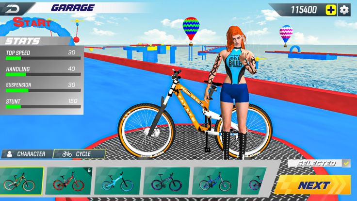 BMX Stunt Master: 自行车游戏游戏截图