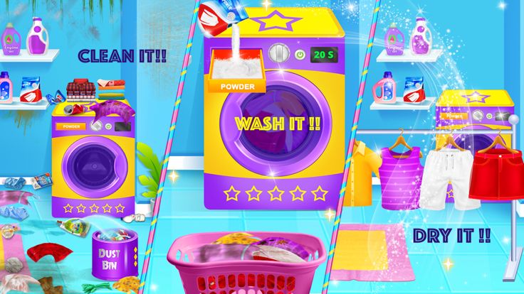 Dirty House Cleaning Girl Game游戏截图