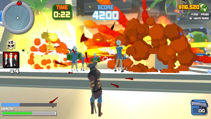 Pirate City shooting games war游戏截图